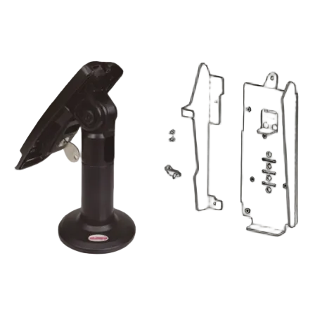 Terminal stand with lock
